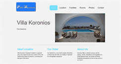 Desktop Screenshot of koroniosvillasantorini.com